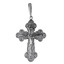 Серебряная подвеска - крест 530503
